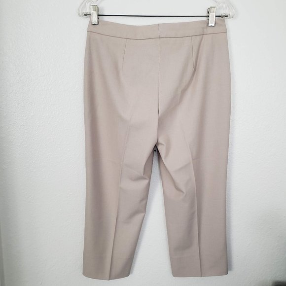 New Talbot's Women's Size 4P Petites Heritage Capri Beige Pants MSRP $79.50 - Picture 5 of 8